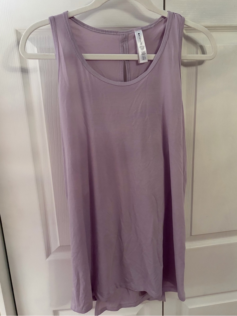 Athleta Lavender Essence Open Back Tank XL